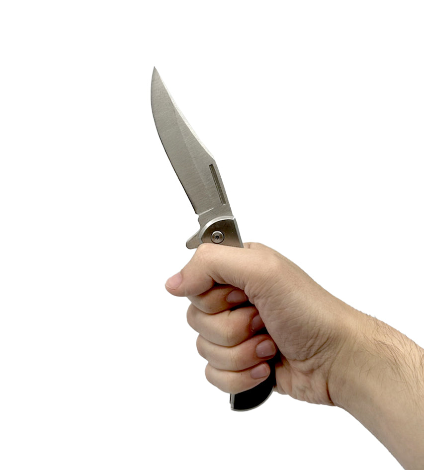 3.75" Spring Assisted Knife W/ Drop Point Blade