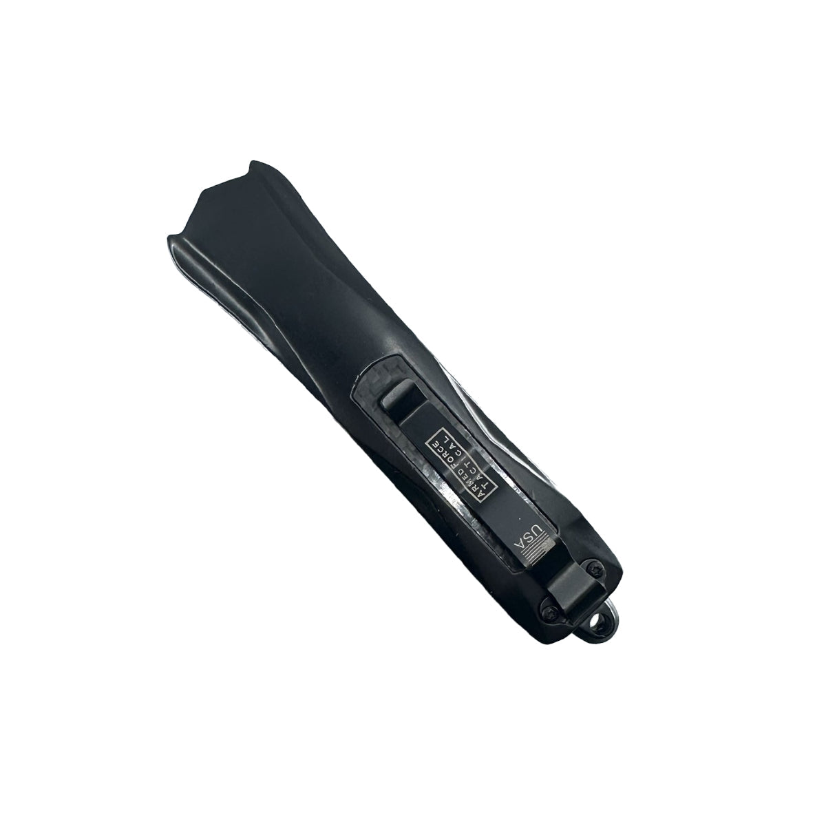 Carbon Fiber Automatic OTF Knife w/ Belt Clip
