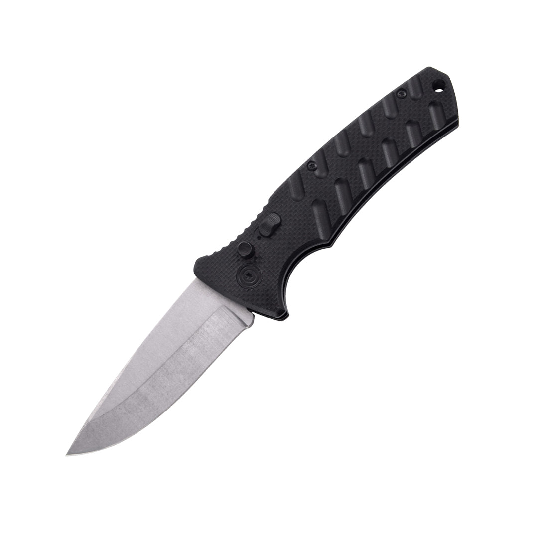 4.75" Spring Assisted Automatic Knife W/ Drop Point Blade