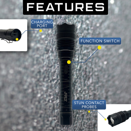 Tactical 95,000,000* Stun Flashlight