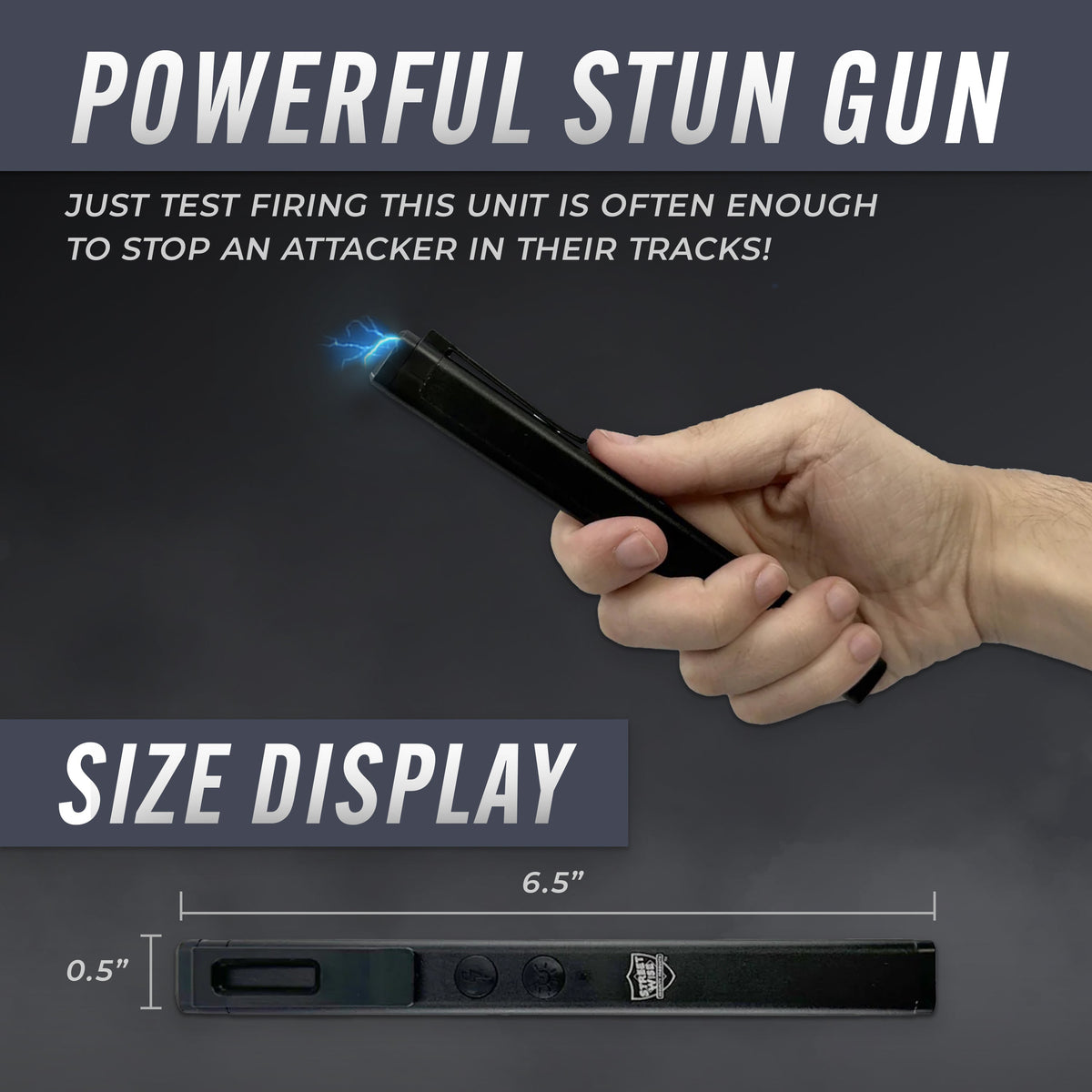 Streetwise Hot Rod 50,000,000 Dual Light Stun Gun