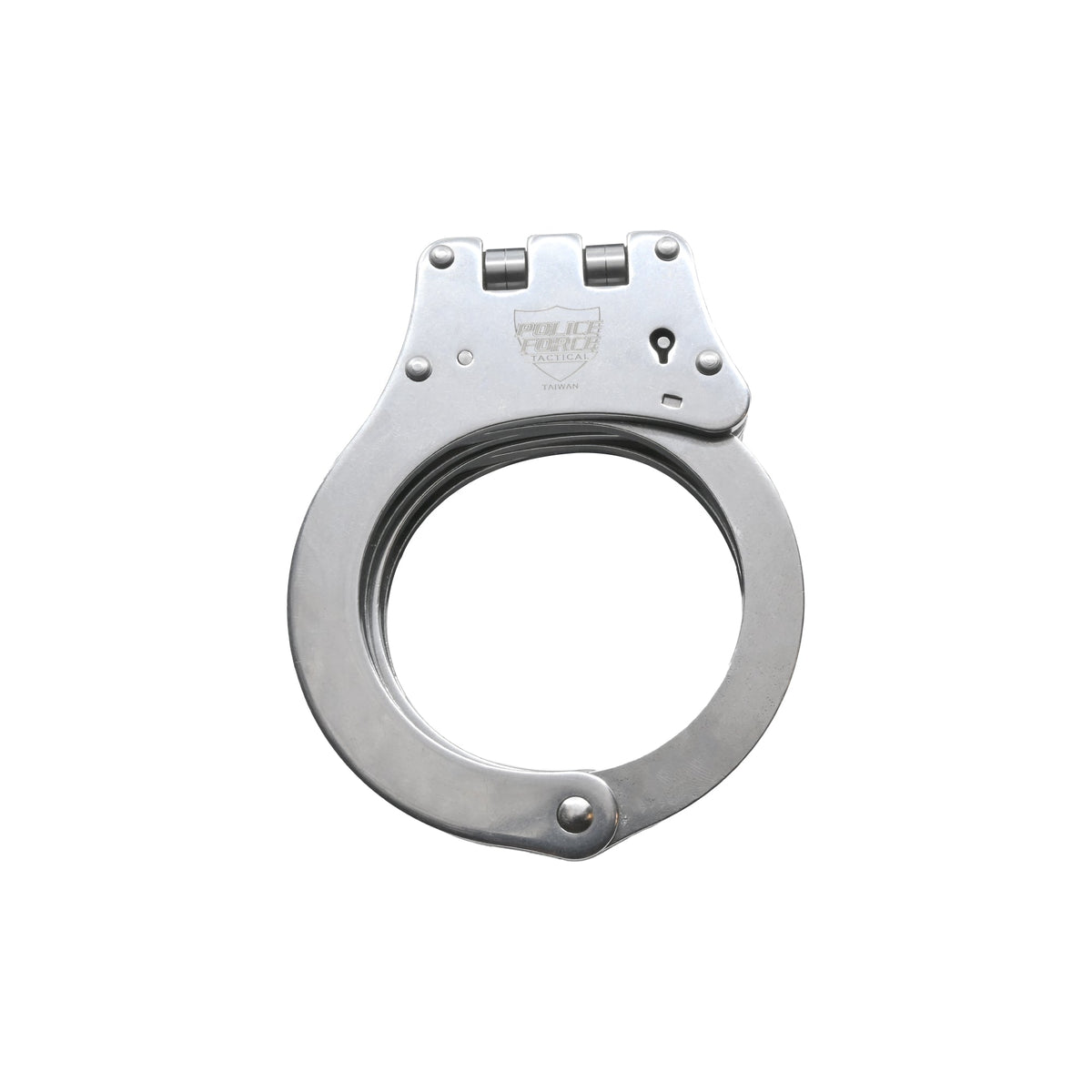 Hinged Stainless Steel NIJ Handcuffs – view 3