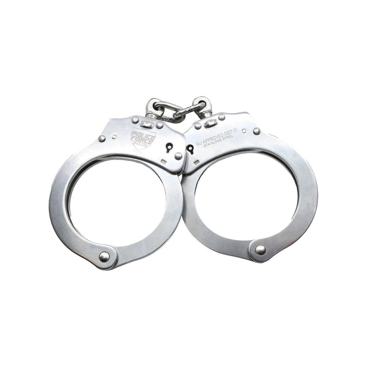 Stainless Steel NIJ Handcuffs – view 2