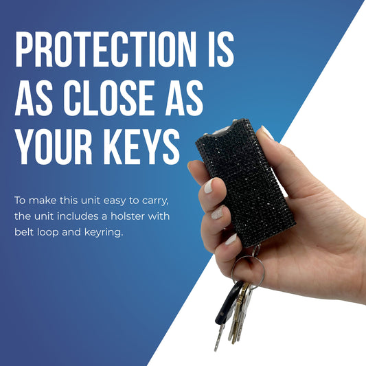 Streetwise Rhinestun Keychain Stun Gun