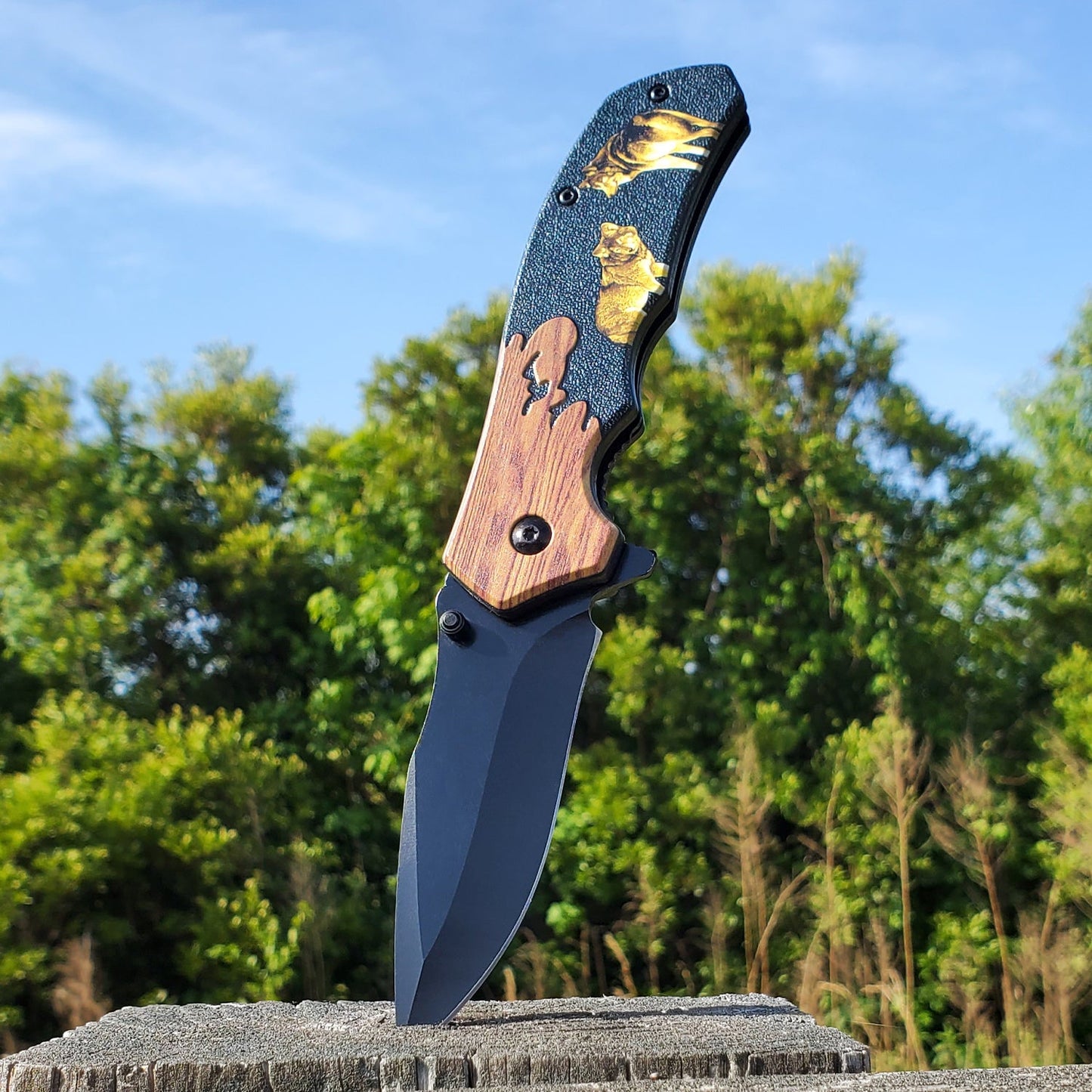 8" Wildlife Folding Knife
