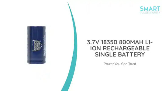 3.7V 18350 800mAh Li-ion Rechargeable Single Battery by@Outfy