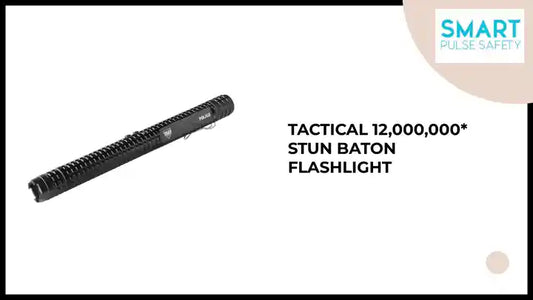 Tactical 12,000,000* Stun Baton Flashlight by@Outfy