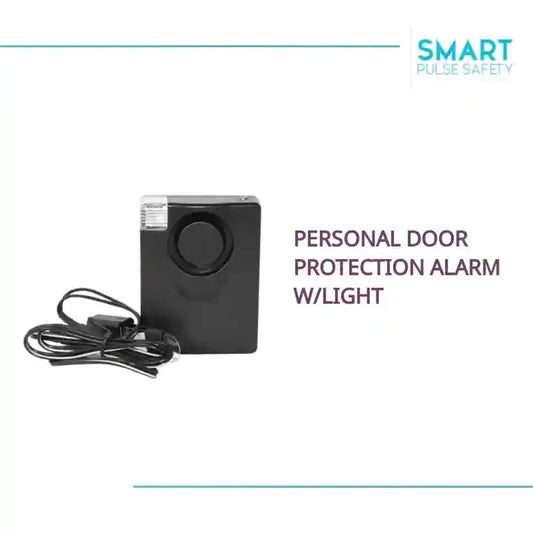 Personal Door Protection Alarm w/Light by@Outfy