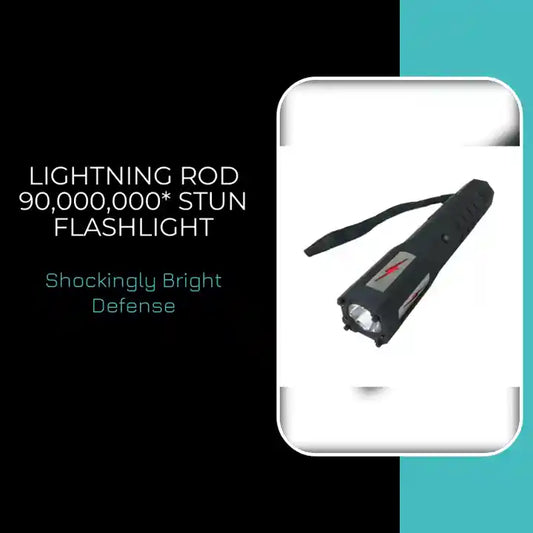 Lightning Rod 90,000,000* Stun Flashlight by@Outfy