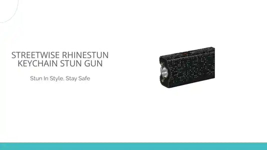 Streetwise Rhinestun Keychain Stun Gun by@Outfy