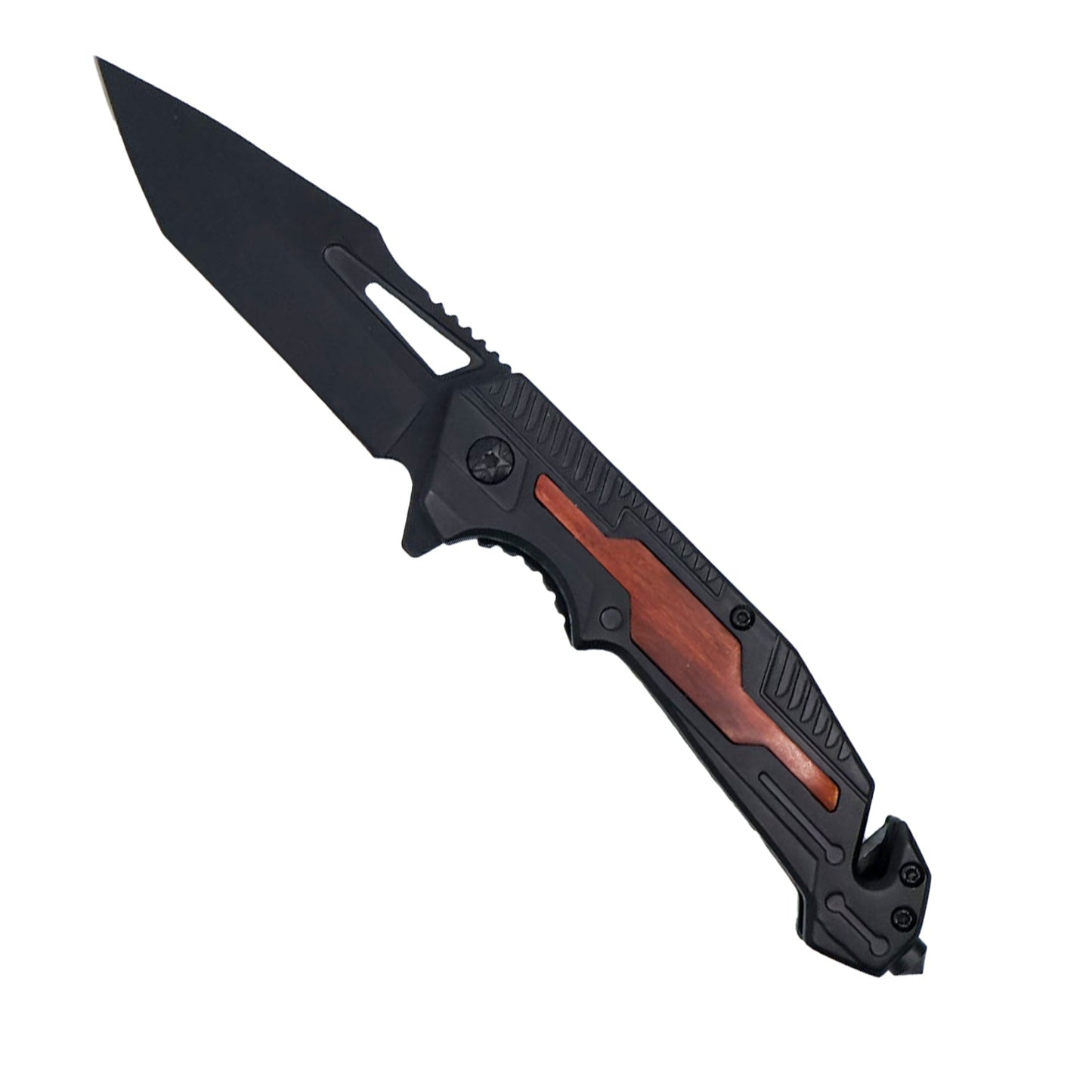 8.5" Spring Assisted Utility Knife with Tanto Blade