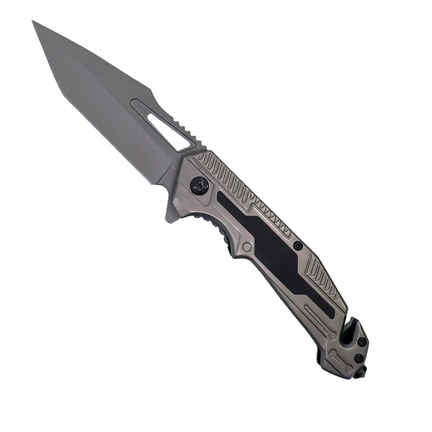 8.5" Spring Assisted Utility Knife with Tanto Blade