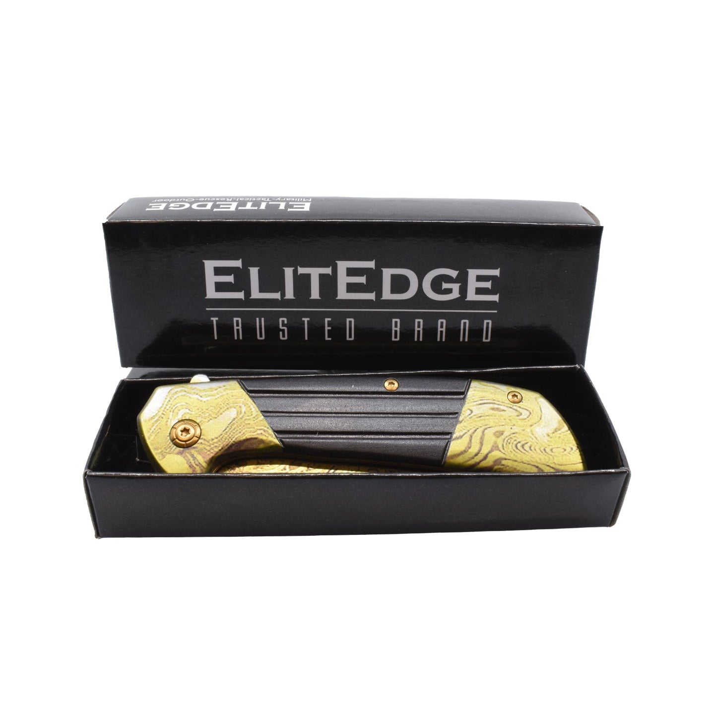 7.75" Titanium & Damascus Folding Knife