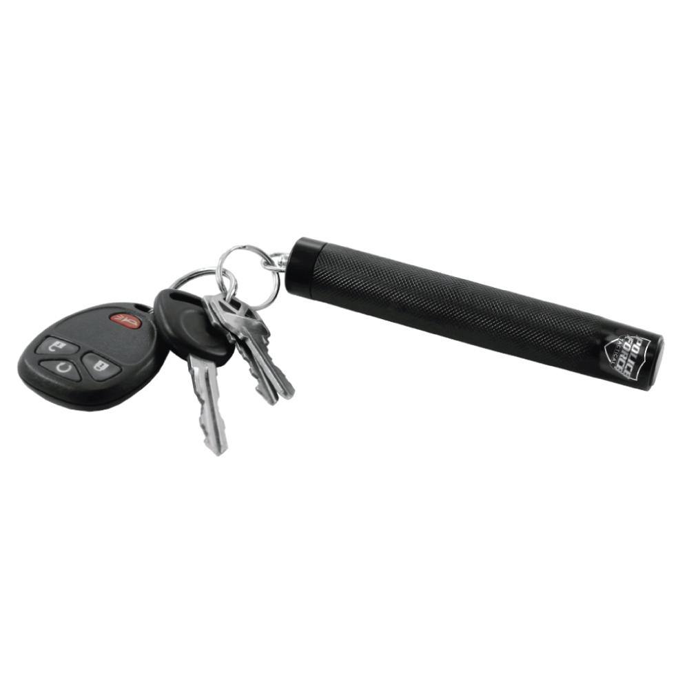 12" Expandable Steel Baton w/ Keyring -  