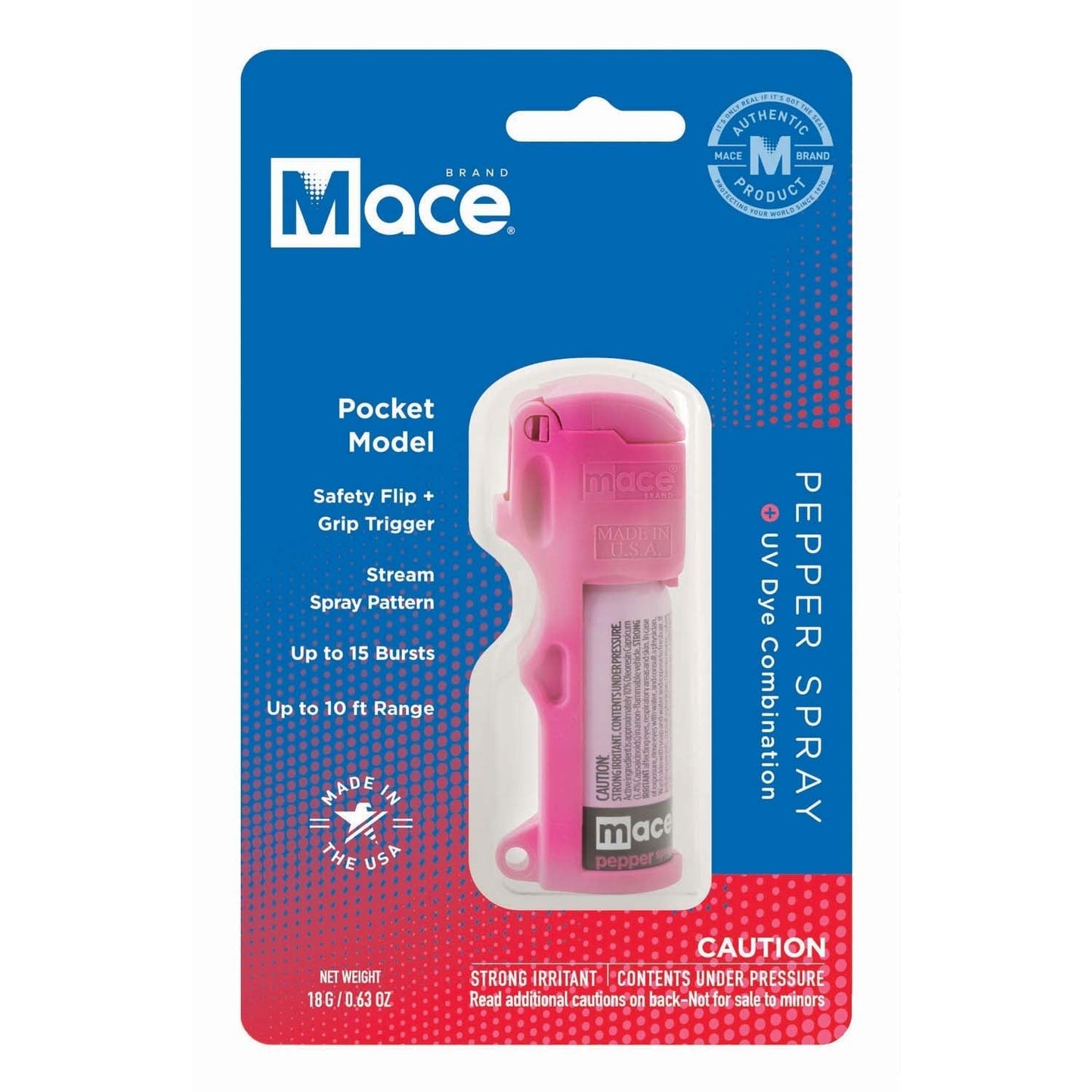 MACE Mace Pocket Model Stream Pepper Spray Pepper Spray Mace Pocket Model Stream Pepper Spray