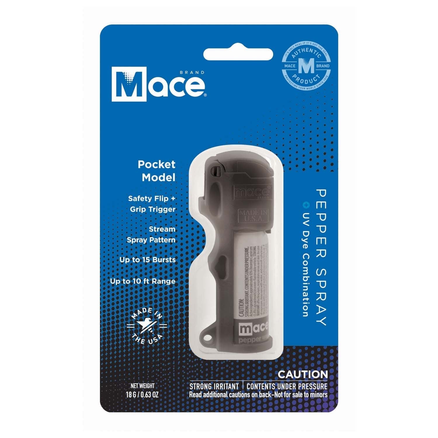 MACE Mace Pocket Model Stream Pepper Spray Pepper Spray Mace Pocket Model Stream Pepper Spray