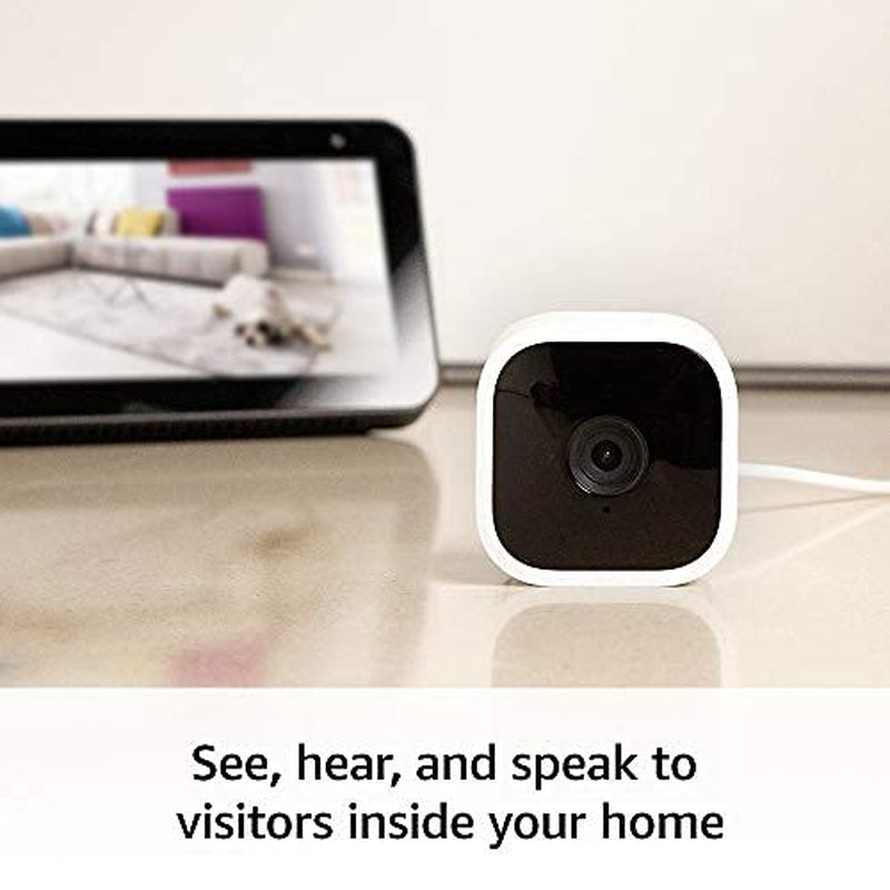 Compact Indoor Plug-In Smart Security Camera, 1080P HD Video, Night Vision, Motion Detection