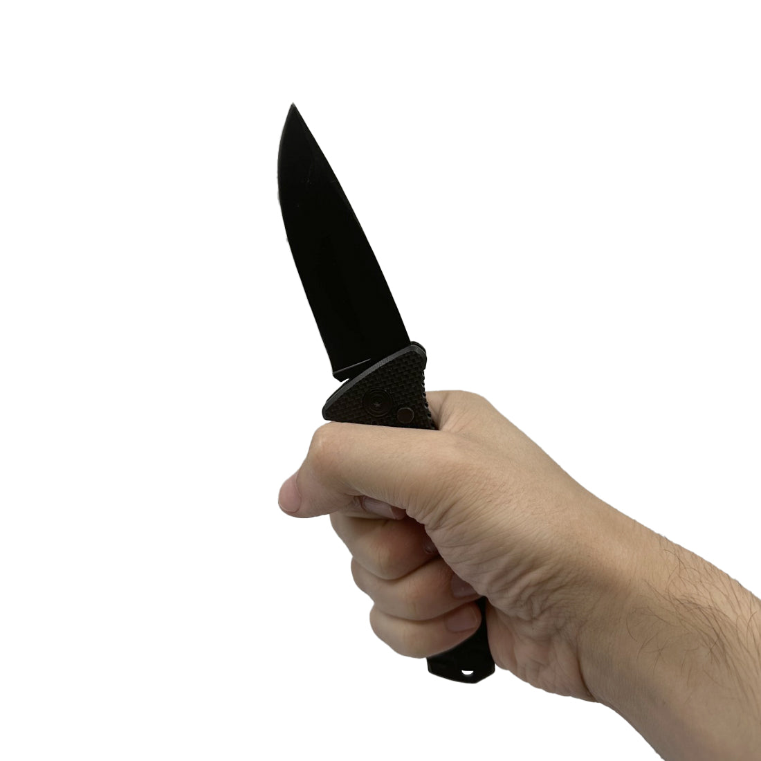 4.75" Spring Assisted Automatic Knife W/ Drop Point Blade