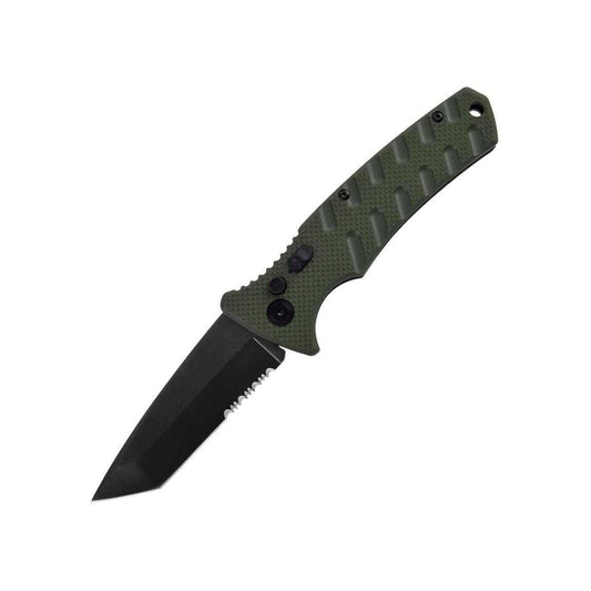 Cutting Edge Products Inc 4.75" Spring Assisted Automatic Knife W/ Tanto Blade  Knife 75" Spring Assisted Automatic Knife