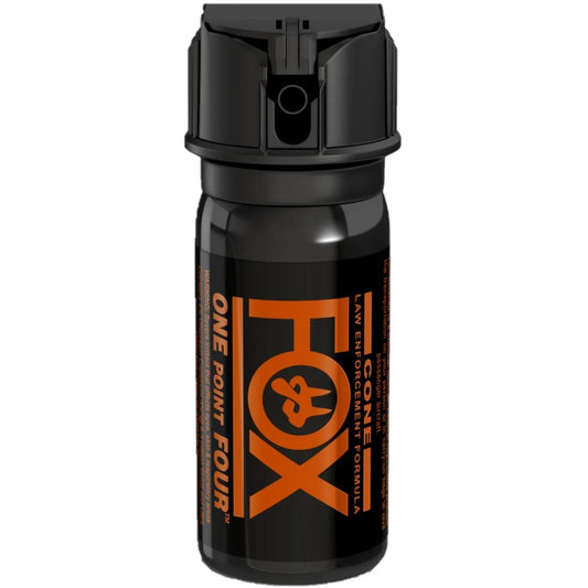 Fox Labs One Point Four pepper spray canister with UV marking dye and police strength formula