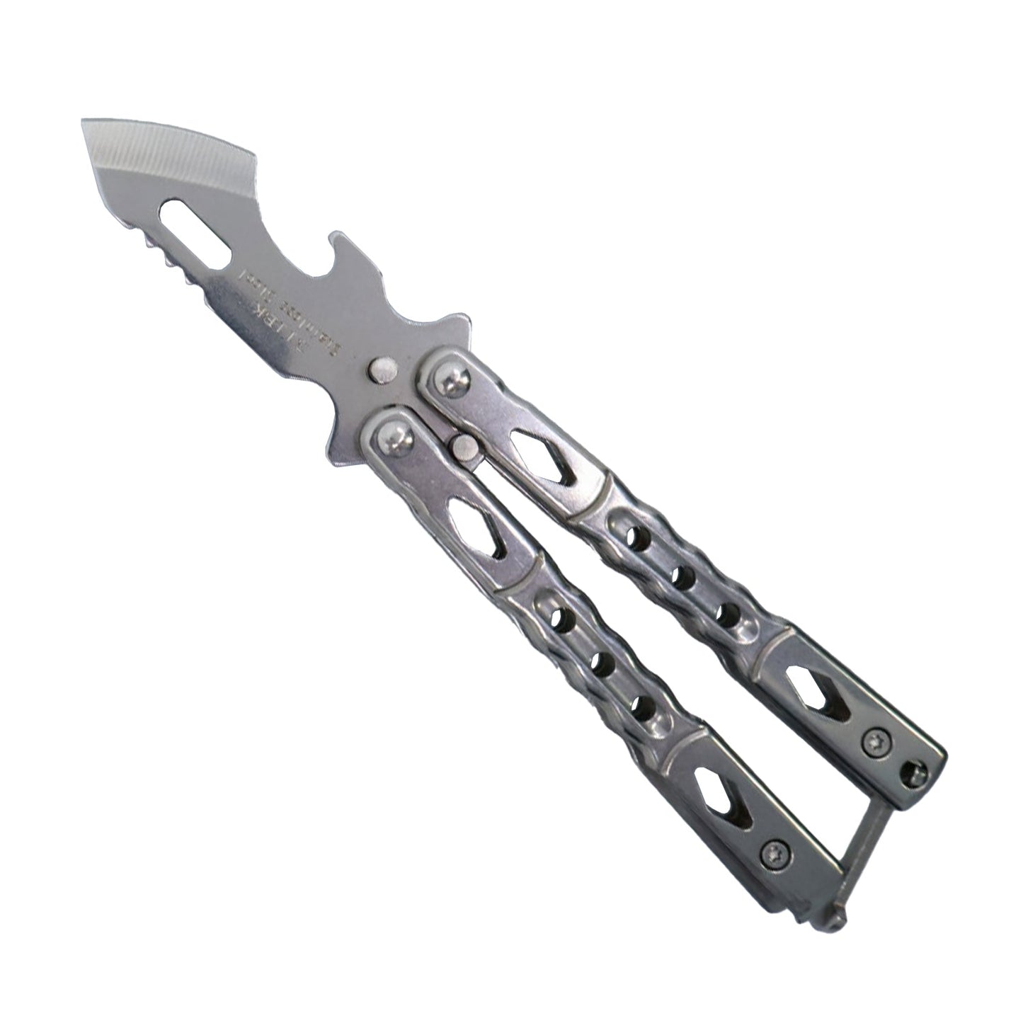 5.75" Butterfly Knife with Bottle Opener