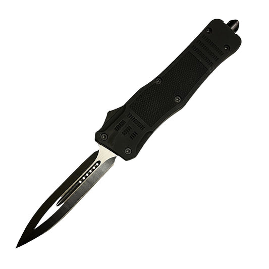 3.5 inch ABS OTF automatic knife with dagger blade and lightweight handle