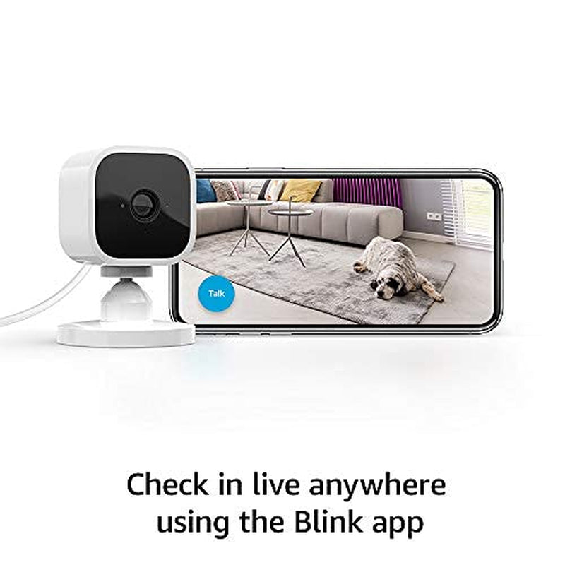 Compact Indoor Plug-In Smart Security Camera, 1080P HD Video, Night Vision, Motion Detection