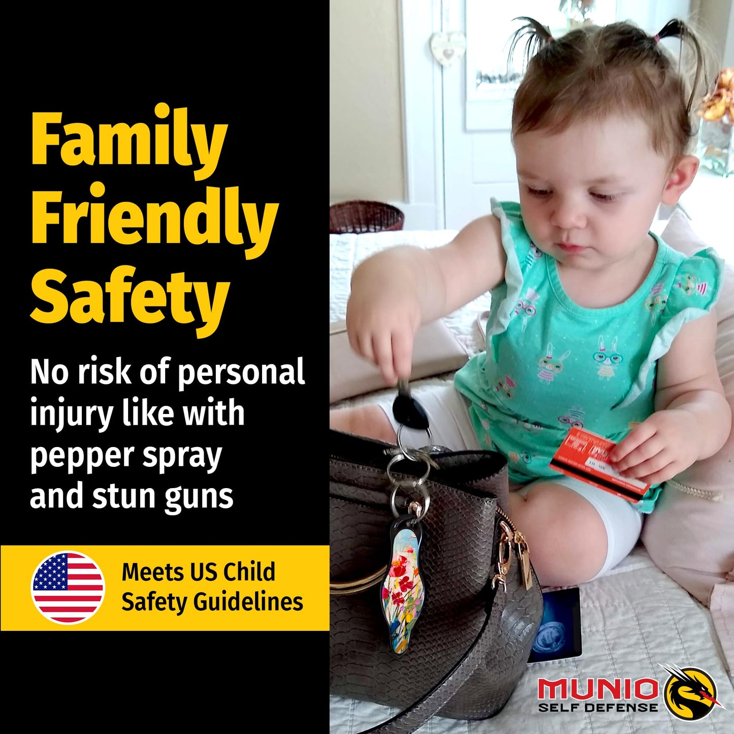 MUNIO Self Defense Keychain