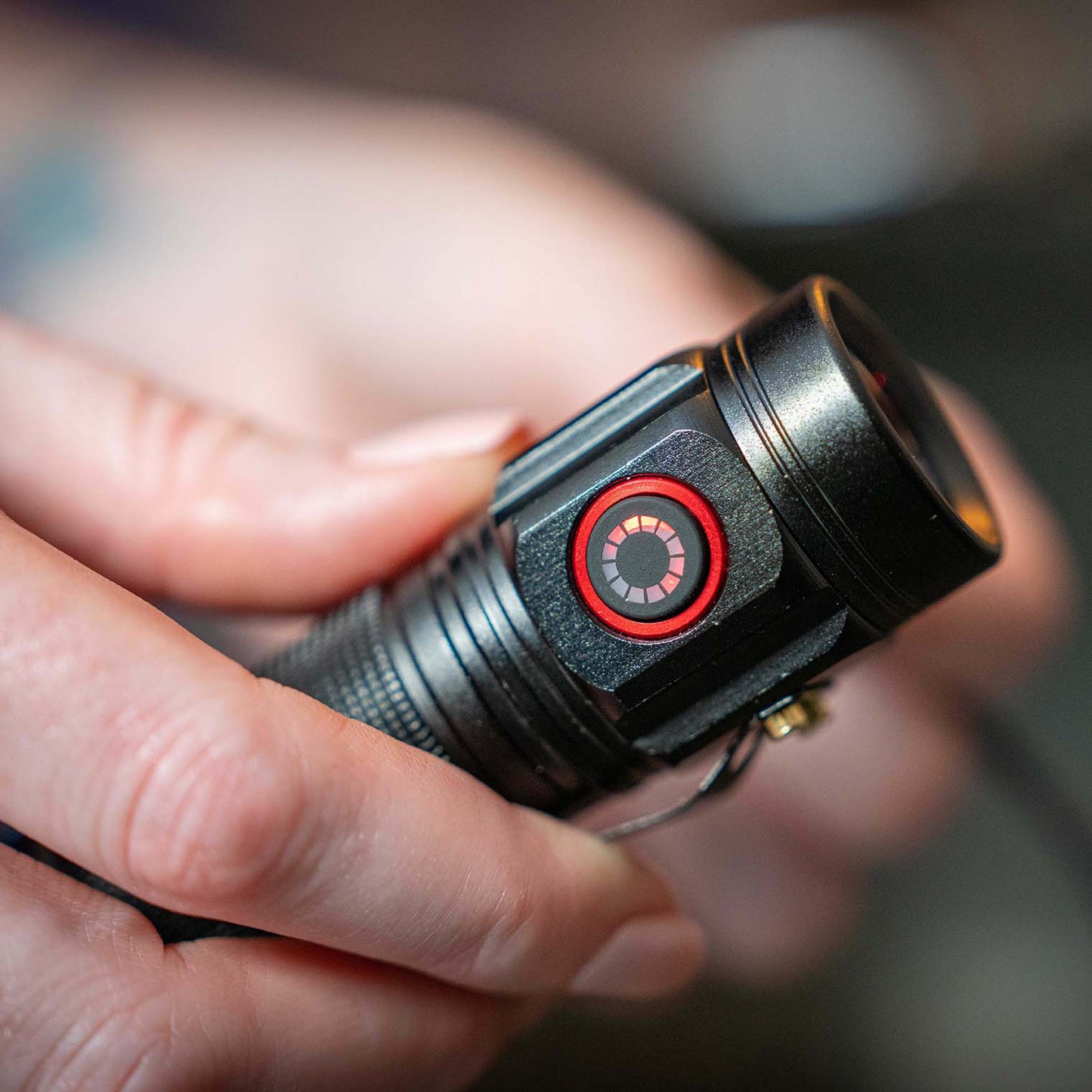 Tactical 1,500-Lumen Rechargeable Flashlight