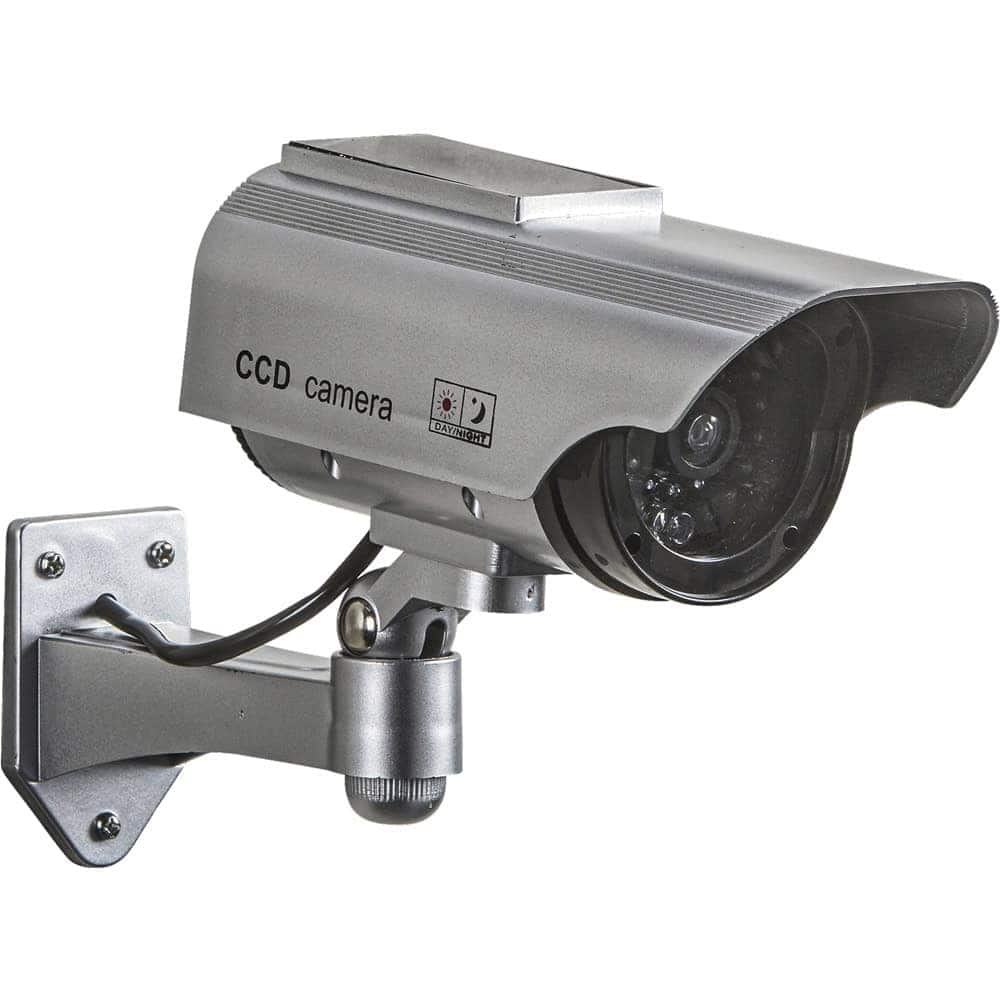 Solar Powered Dummy Camera with Red LED