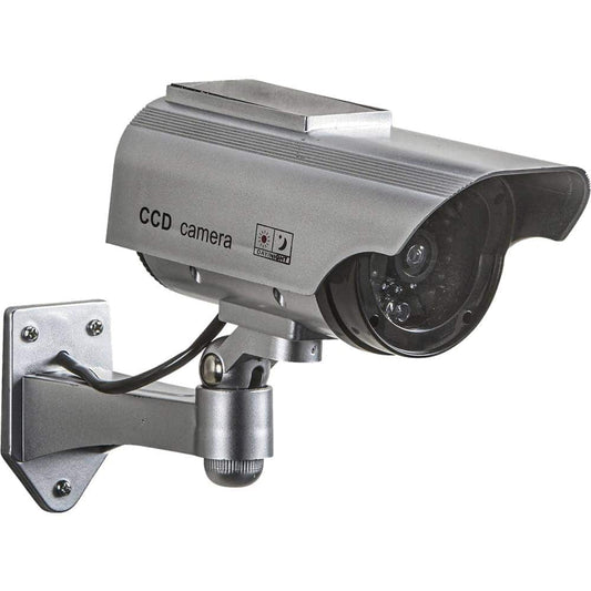 Solar Powered Dummy Camera with Red LED