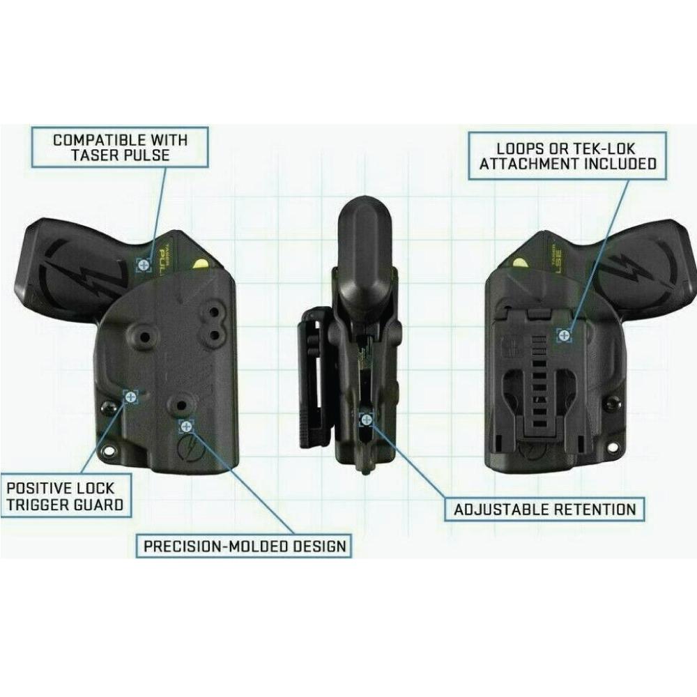 TASER Pulse Holster Outside-the-Waistband (OWB) - Smart Pulse Safety