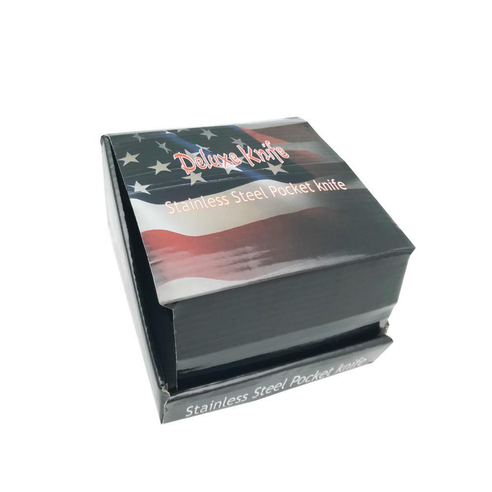 Assorted 12-Piece Stainless Steel Knife Display -  