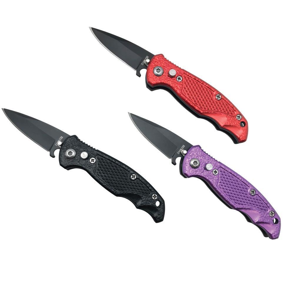 Assorted 12-Piece Stainless Steel Knife Display -  