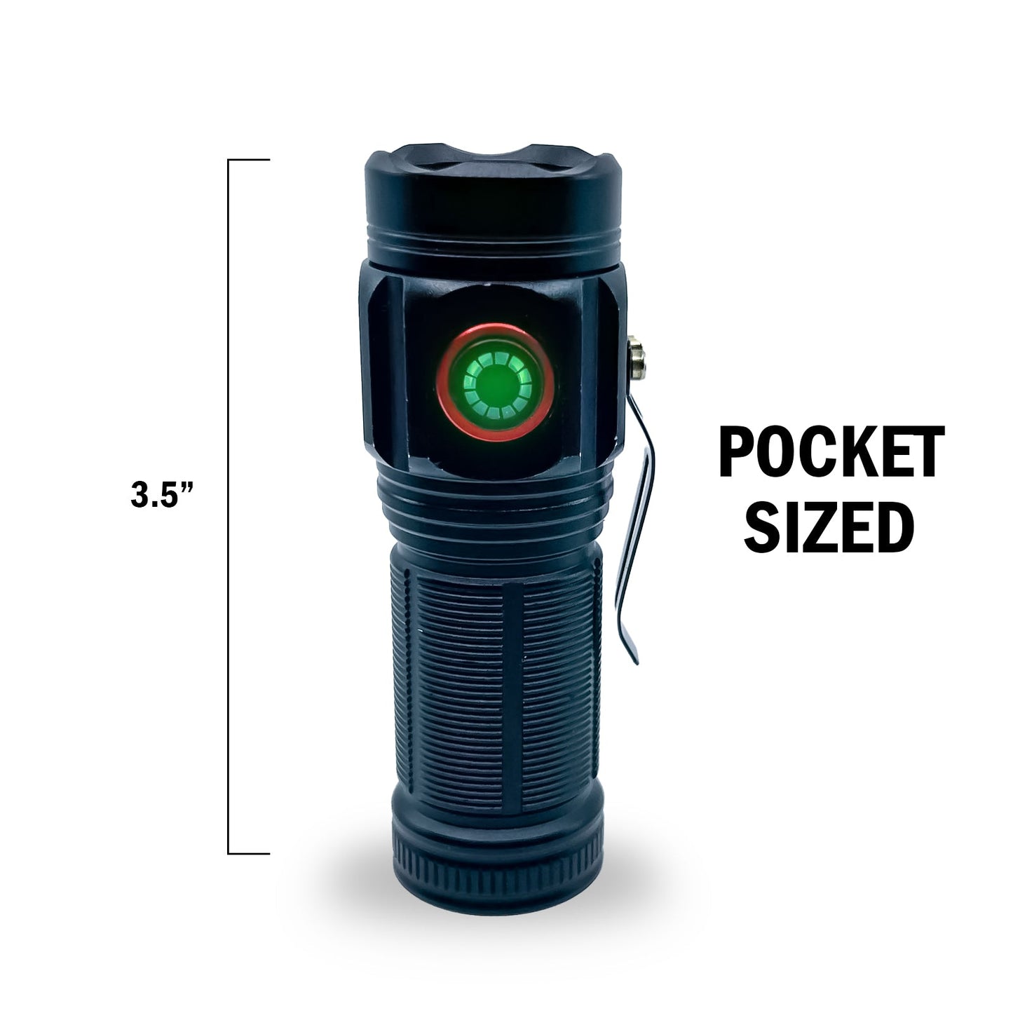 Tactical 1,500-Lumen Rechargeable Flashlight
