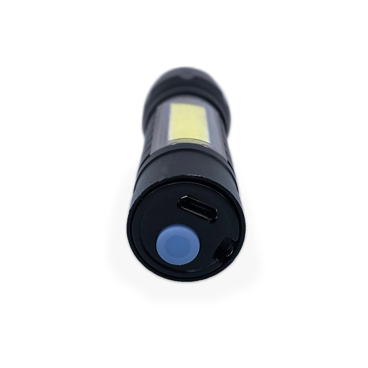 Tactical 110-Lumen Rechargeable Flashlight with COB Light