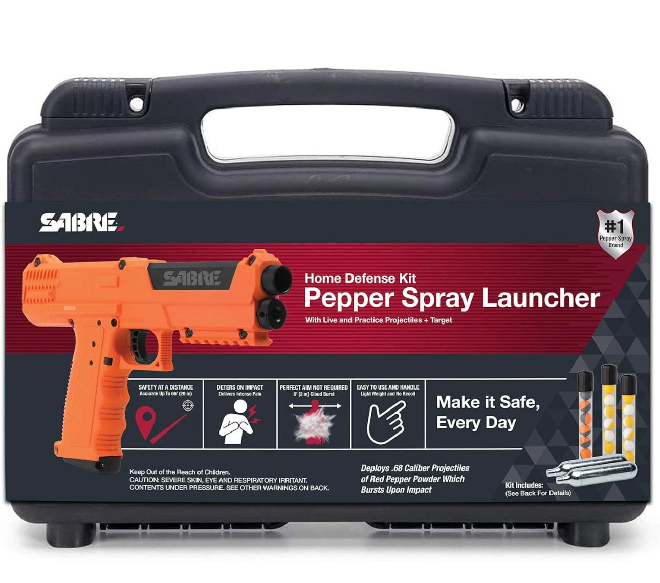 SABRE Home Defense Pepper Spray Launcher SL7 Pepper Gun Home Defense Pepper Spray Launcher SL7