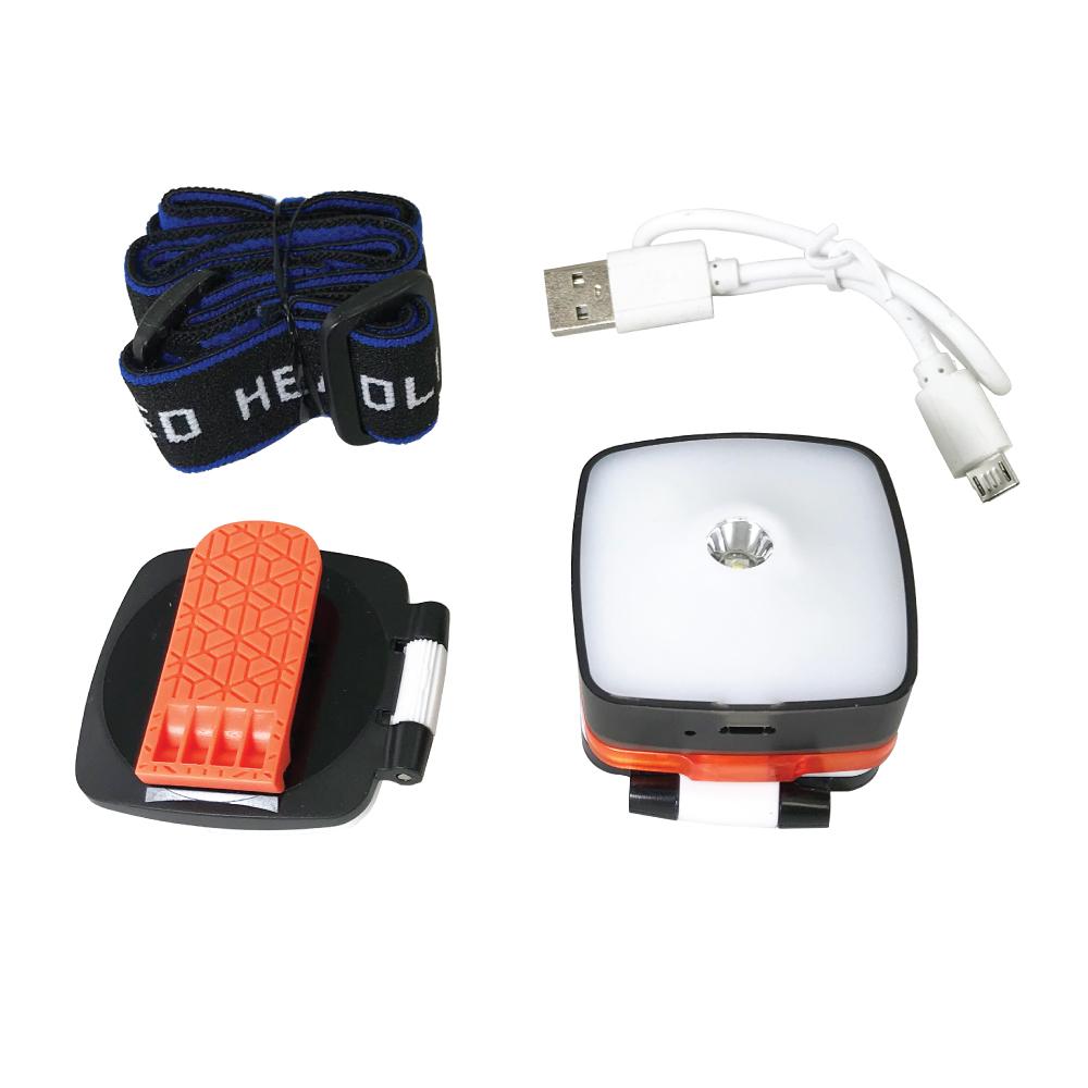 Multifunctional Rechargeable USB Headlamp -  