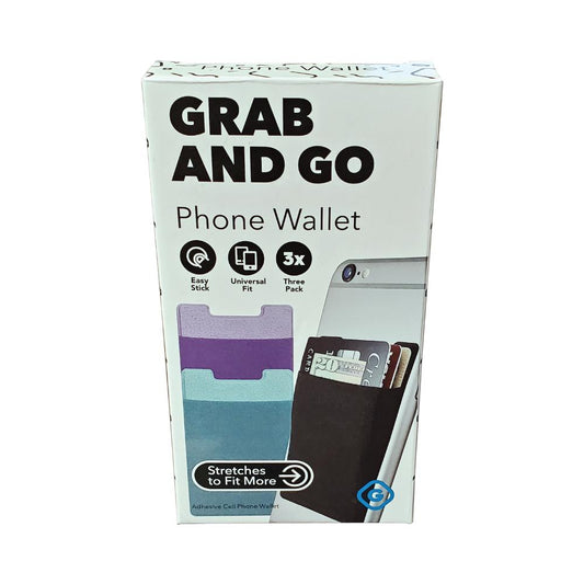 Grab and Go Phone Wallet - 3 Pack -  