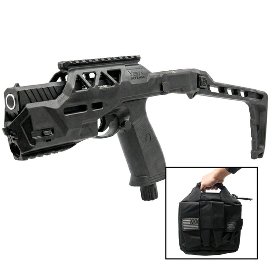 The Heat Pepper Launcher Folding Stock with Carrying Case (Launcher Not Included)