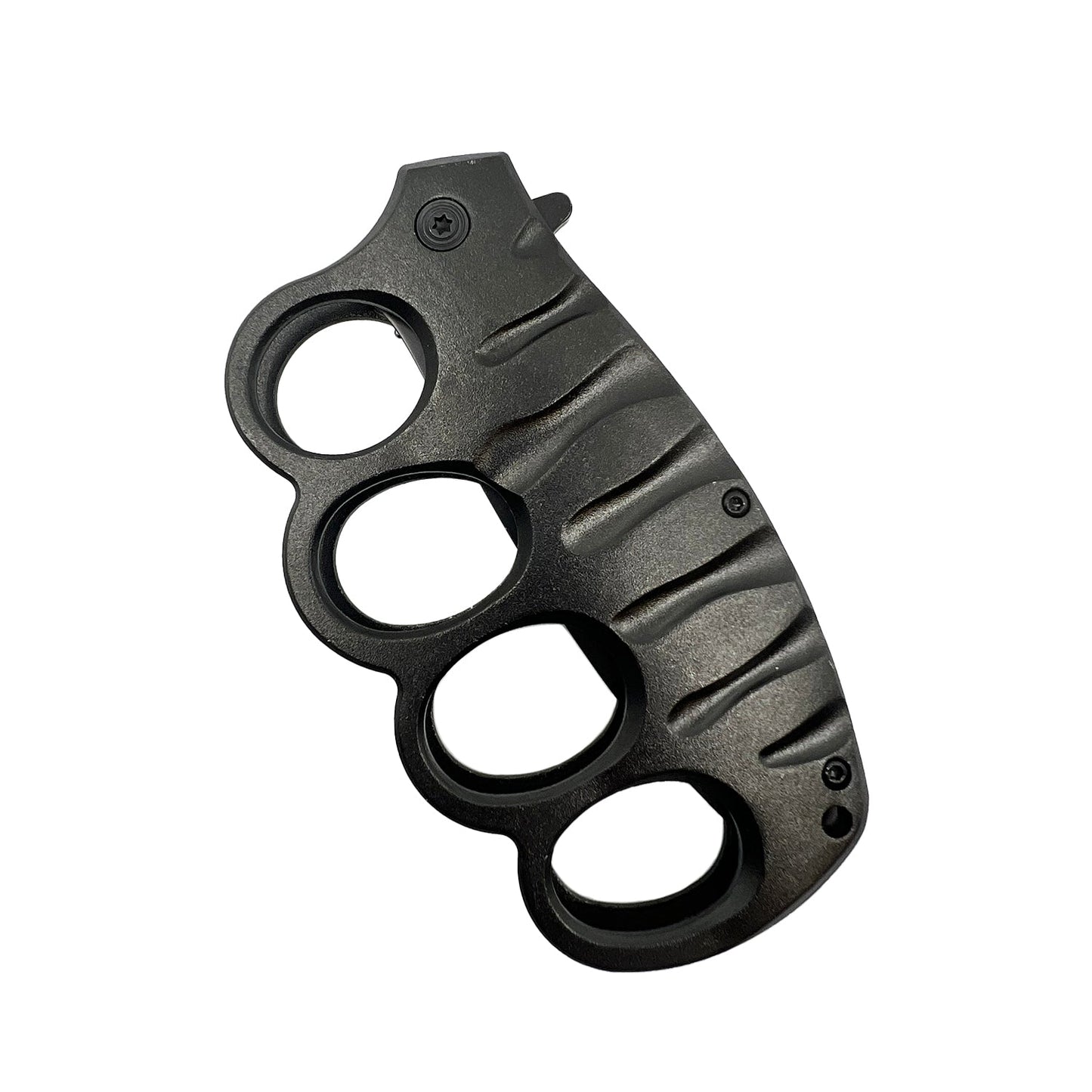 5" Spring Assisted Knuckle Knife Black