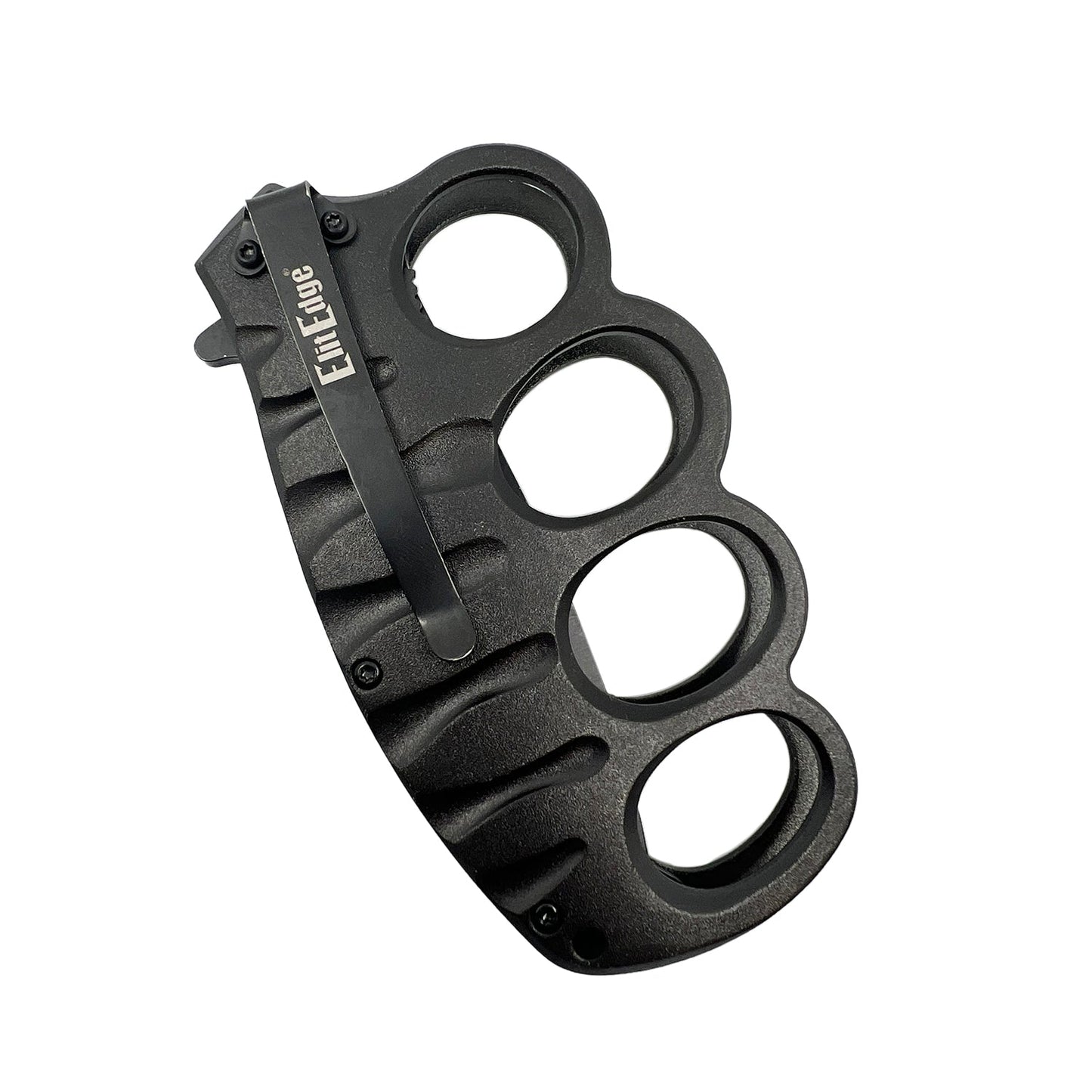 ElitEdge 5" Spring Assisted Knuckle Knife Black  Knife 5" Spring Assisted Knuckle Knife Black