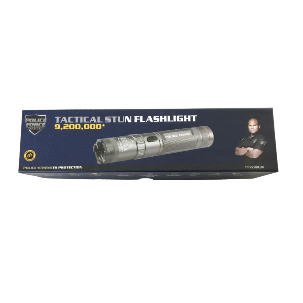 Police Force Tactical 9,200,000* Stun Flashlight Stun Flashlight Tactical 9,200,000* Stun Flashlight