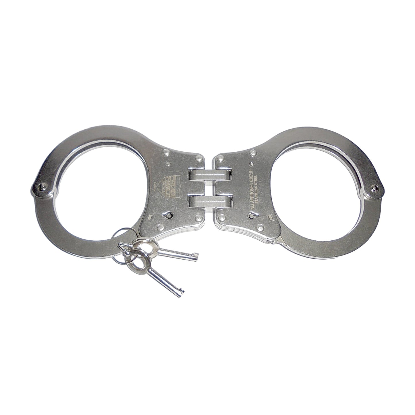 Hinged Stainless Steel NIJ Handcuffs -  