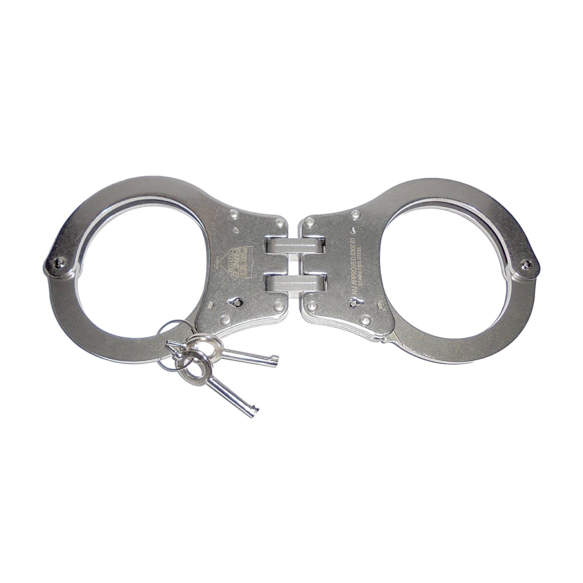Hinged Stainless Steel NIJ Handcuffs -  