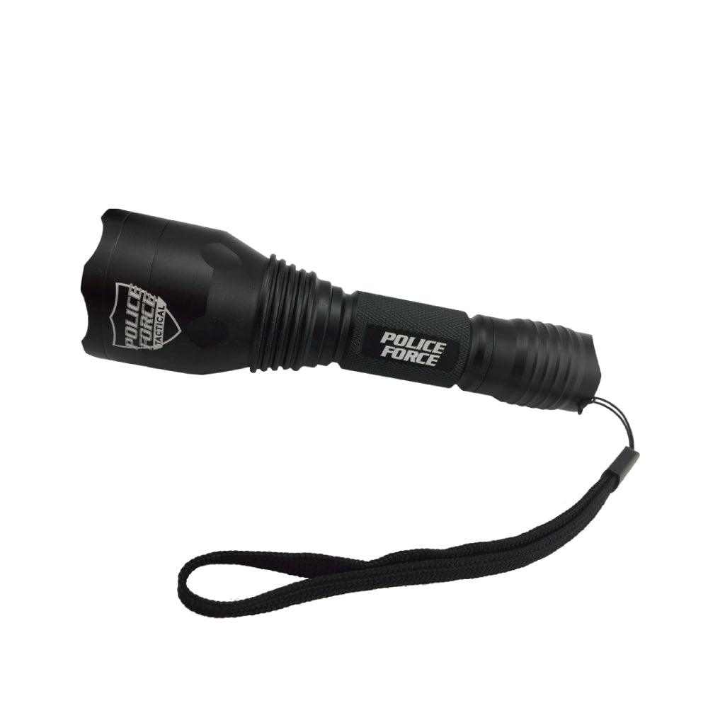 Tactical L2 LED Flashlight w/ Holster - Smart Pulse Safety