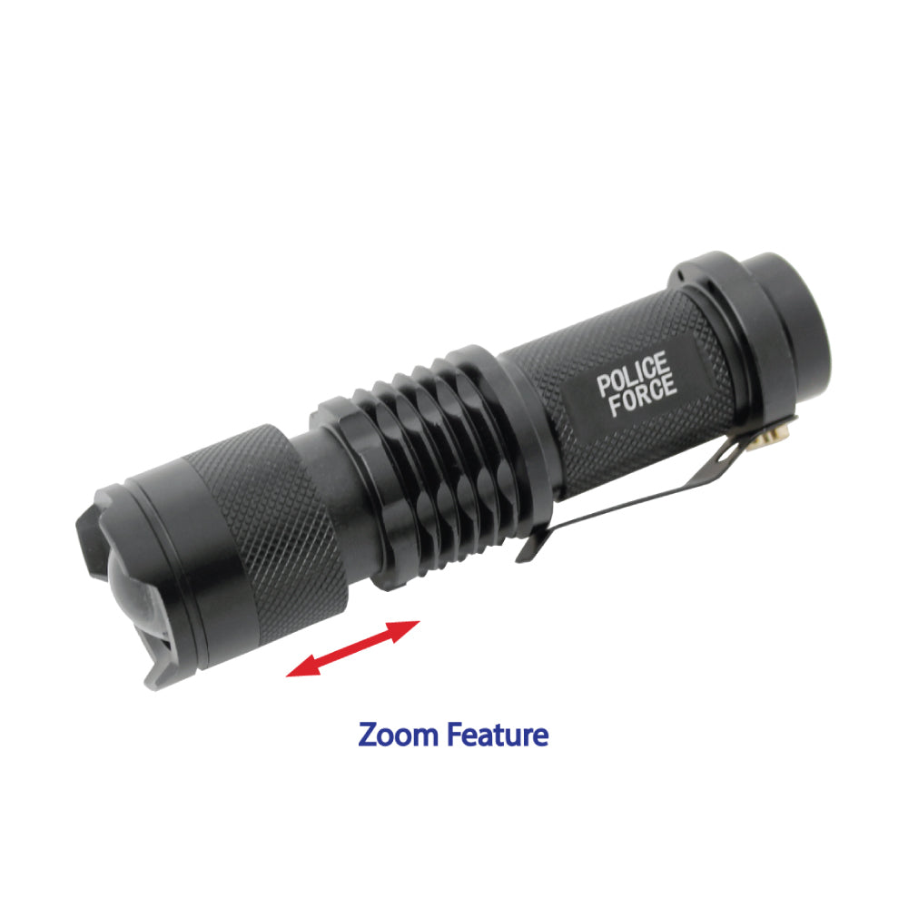 Tactical Q5 LED Flashlight - Smart Pulse Safety