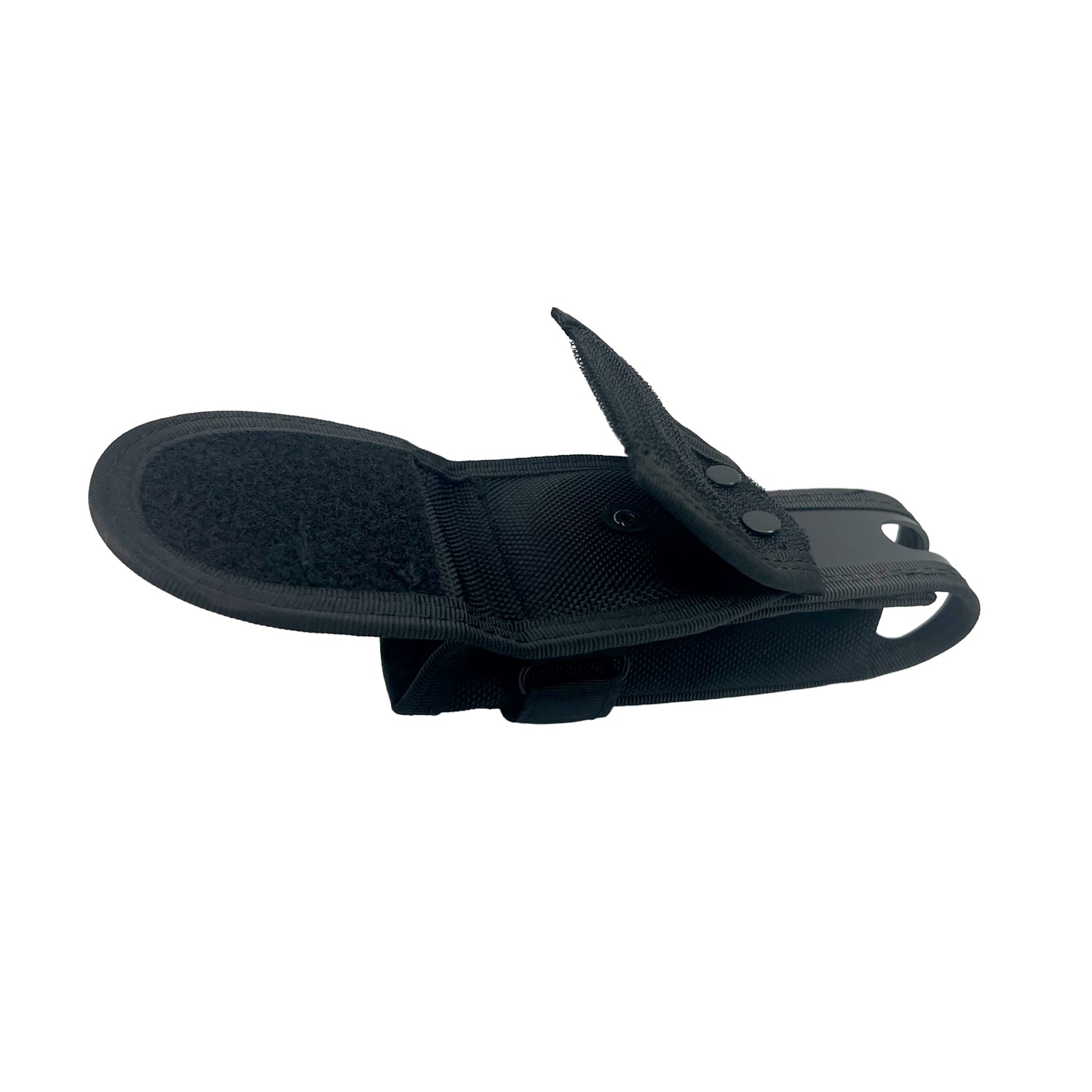Rotating Universal Baton Holster made of heavy-duty nylon with 360-degree rotation and adjustable Velcro strap for secure baton carry