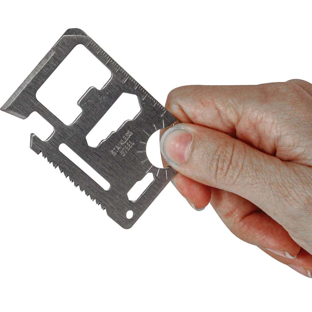 Multi-Function Survival Business Card Tool