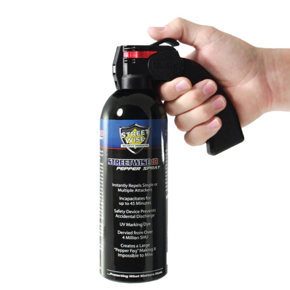 Streetwise Security Streetwise 18 Fogger Pepper Spray 16 oz Pistol Grip Pepper Spray Streetwise 18 Fogger Pepper Spray 16 oz Pistol Grip